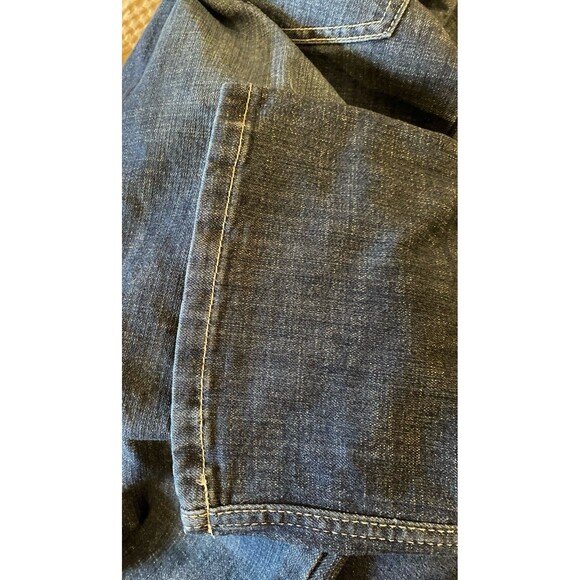 Wrangler Womens Jeans Bootcut Size 11 Hemmed 29 inch Inseam Detailed Stitching - Picture 12 of 12